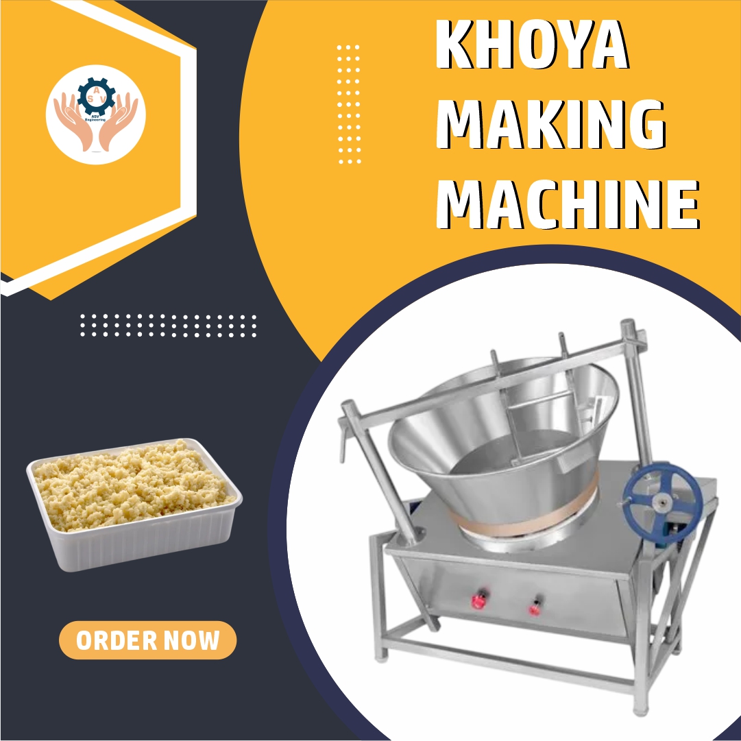Stainless Steel Khoya Making Machine – Durable & Hygienic Mawa Maker